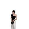 Spring/Summer Off-Shoulder Slim Fit Bandeau Tank Top