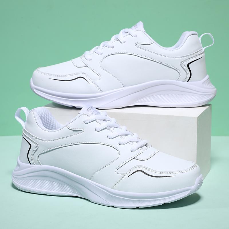 Fashion Women Sneakers Running Sport Shoes Leather Breathable Soft Light Female Walking Jogging Basket Femme Basket Enfant Fille 35-41