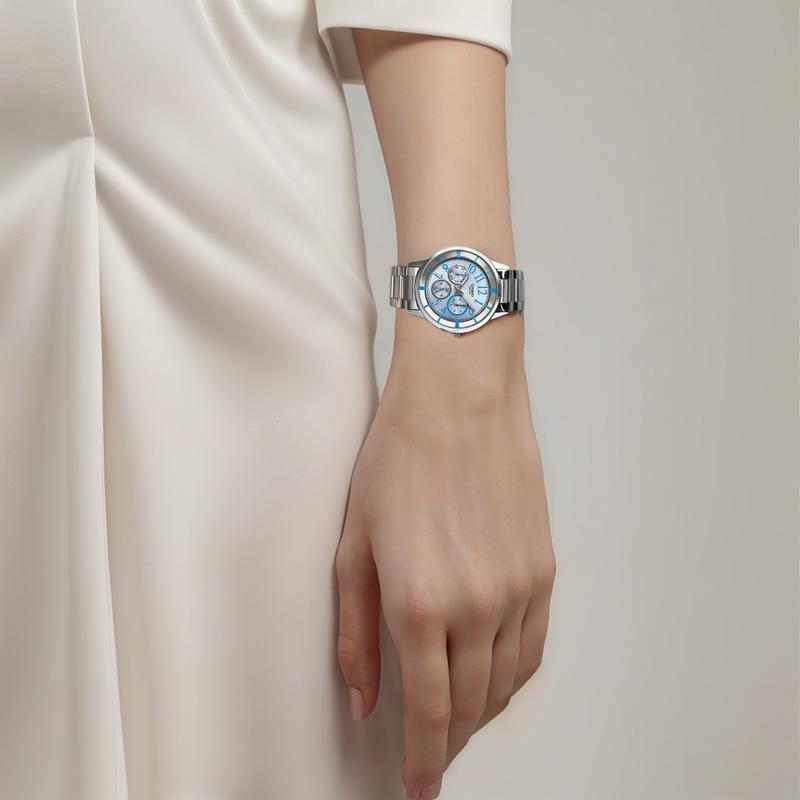 

CASIO STANDARD series 50 meters waterproof fashion style Quartz Steel Strap women s watch blue dial LTP-2084D-2BVDF синий