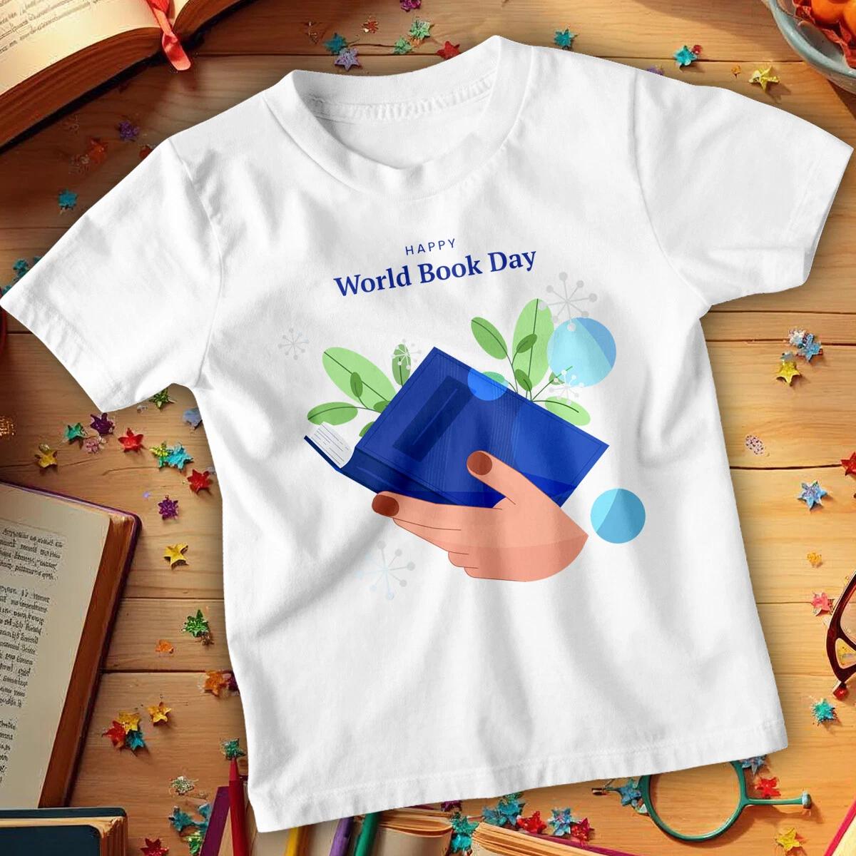 

Boys And Girls Happy World Book Day TTshirts Tee Costume Outfits Apparel #WBD M