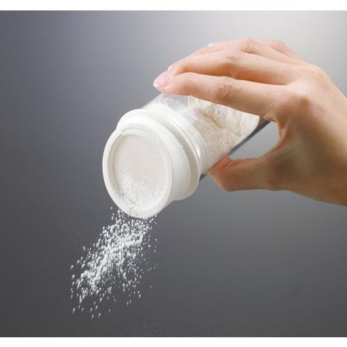 iwaki Powder Shaker Bottle, 140ml, White, K5041-WKF