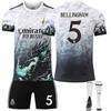 24/25 Real Madrid Dragon-pattern Suit Football Kits Jersey Set with Socks
