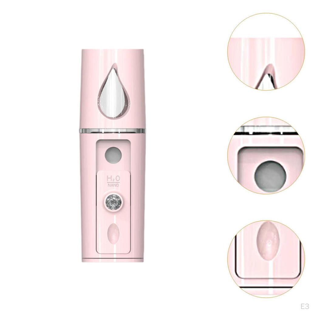 Handheld Face Steamer Nano Facial Mister for Eyelash Extensions Skincare