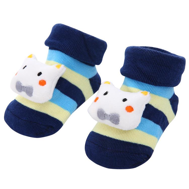 Baby Socks Girls Boys Newborn Accessories Anti Slip Cartoon Animals Kids Toddlers Gift Clothes Children Infant Stuff Clothes Bow