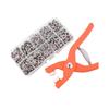 Metal Fastener Tool Set For Clothing Bags Crafting With Easy Installation Guide