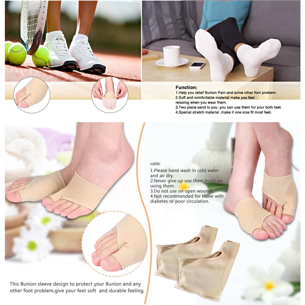 Bunion Sleeve Protector Metatarsal Toe Pad Forefoot Cushion Socks