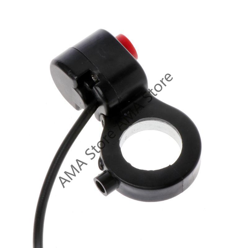 X7JF 22mm 7/8" Motorcycle Handlebar Horn Switch Start Speaker Connection Button Equip