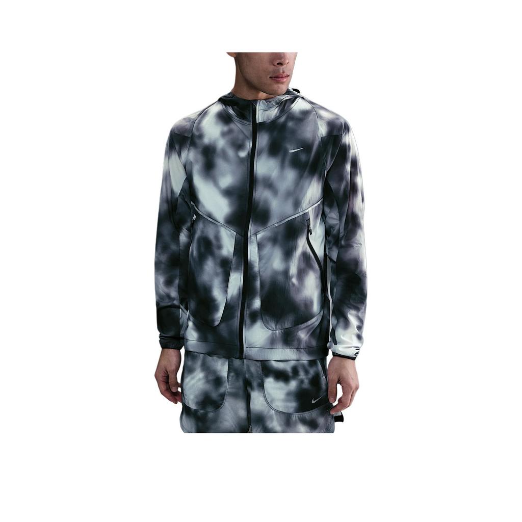 Nike Ochrona przed promieniowaniem UV Wygodna Kurtka do Biegania Męskie Kurtki Czarna HJ4143-010