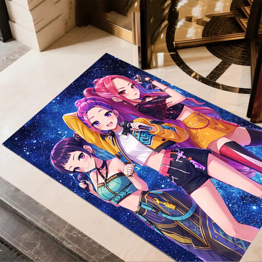 Galactic Trio Harmony Area Rug Suitable for Kitchen Study Room Dining Room Hallway Antislip Carpet Anime Office Decor Birthday/Christmas Gift