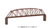 TOMYTEC TOMIX N Gauge Single Track Curved String Truss Iron Bridge S420 F Red 3278 Railroad Model Supplies