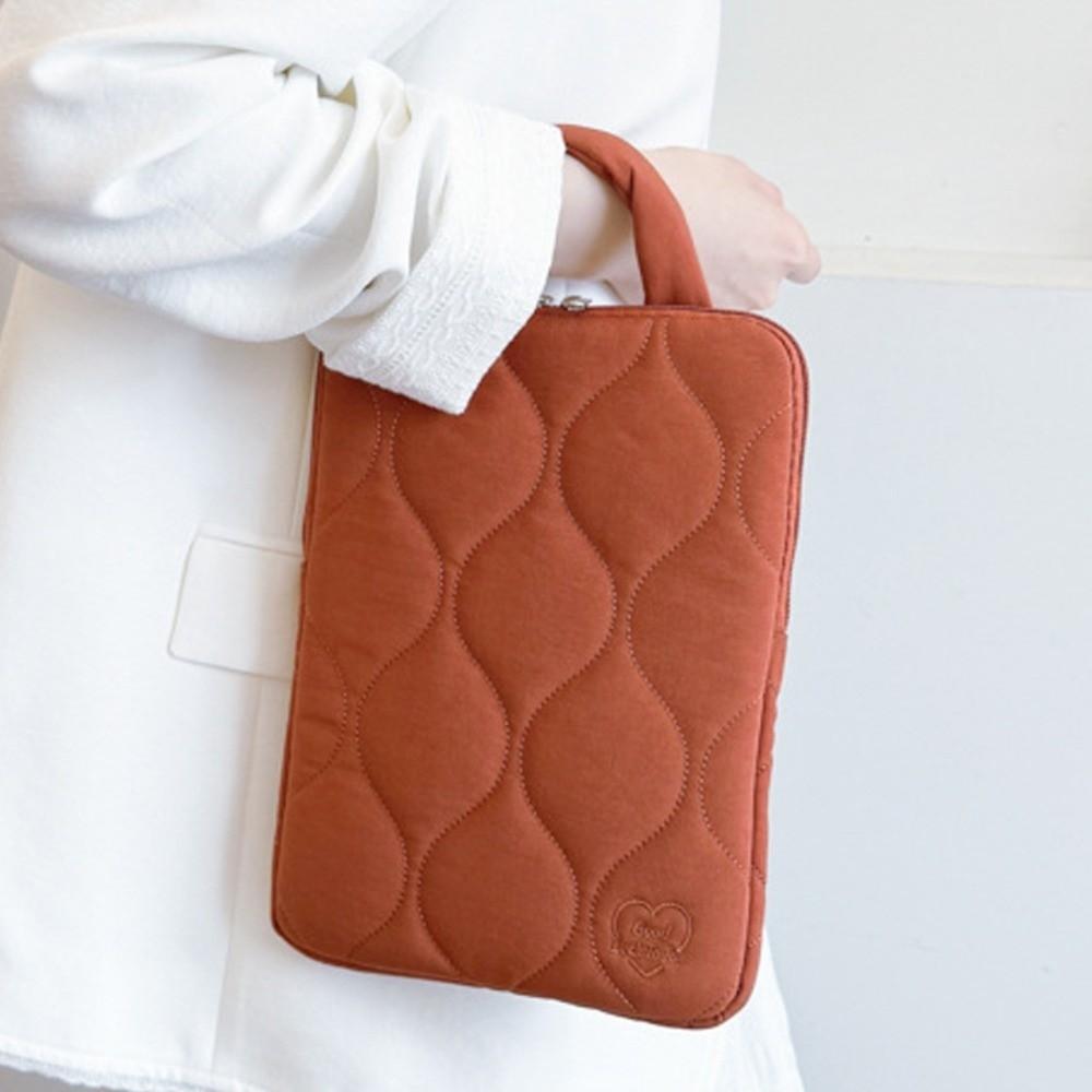 Stylish Handle Style Laptop Sleeve Sweet Simple Computer Handbag Lightweight Portable Laptop Bags School