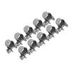 10pcs Stainless Steel   Fuel Line Pipe Hose Clamp Clip 6mm‑20mm Optional Size