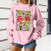 Women's Loose Comfortable Casual Fashionable Character Printing Round Neck Long Sleeved Sweatshirt
