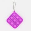 Colorful Silicone Keychain Bubble Toy - Mouse Killer Pendant and Educational Decompression Tool
