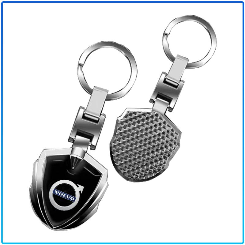 Car Keychain Car Emblem Gift With Key Ring Auto Accessories Sticker For Volvo Rdesign XC90 S60 XC60 V70 S80 S40 V50 V40 V60 C30 S70