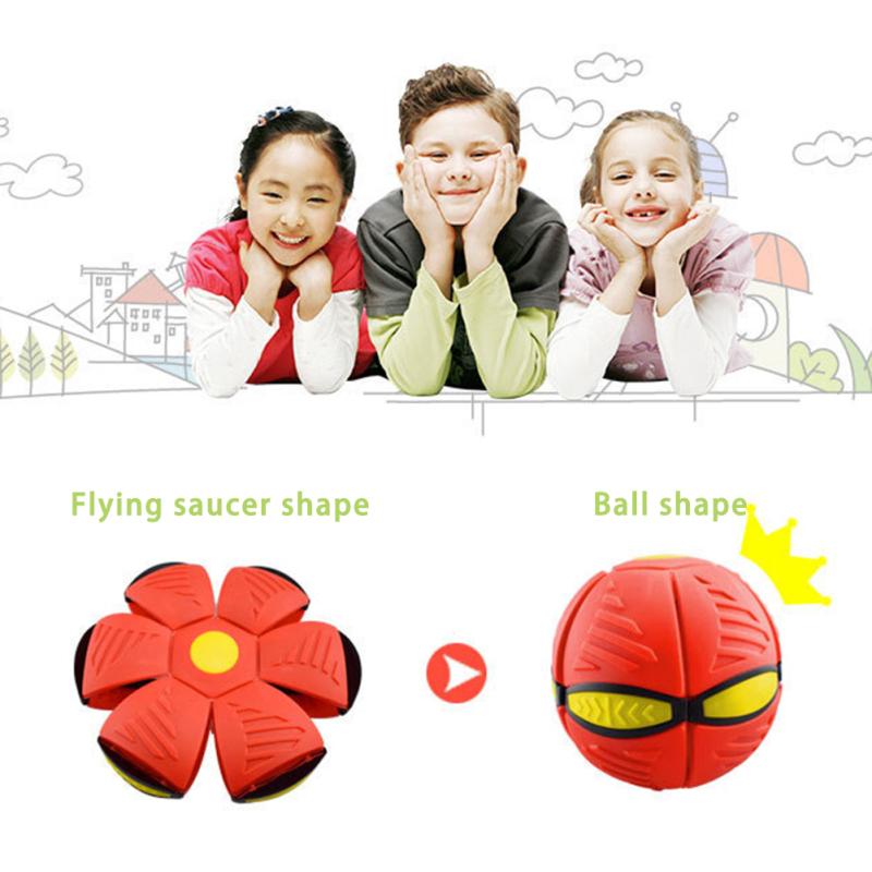 Disco voador mágico bola Ufo bola de arremesso plana bola de disco brinquedo esportivo interativo para pais e filhos ao ar livre