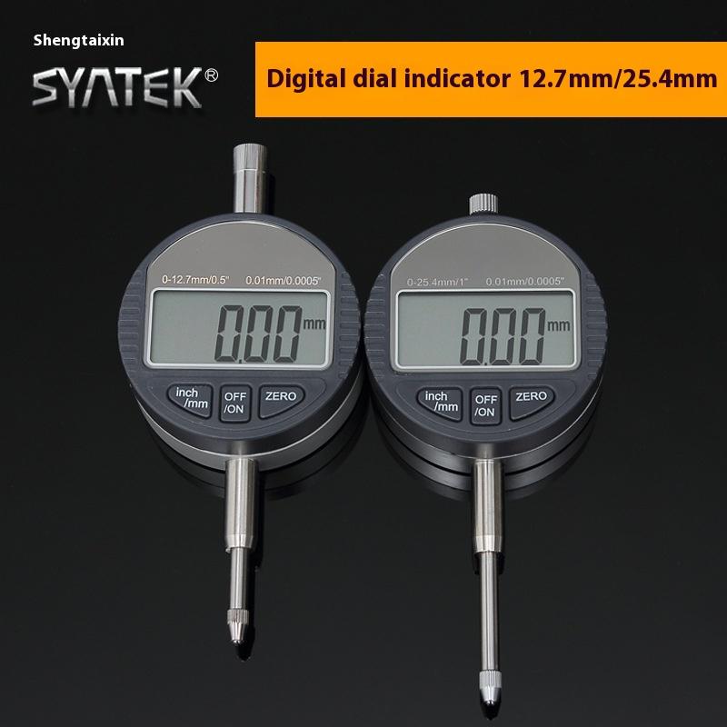 High-Precision 1.11mm Digital Dial Indicator 1-11.7mm/11.1mm Electronic Measuring Tool for Mechanical Engineering & Manufactur