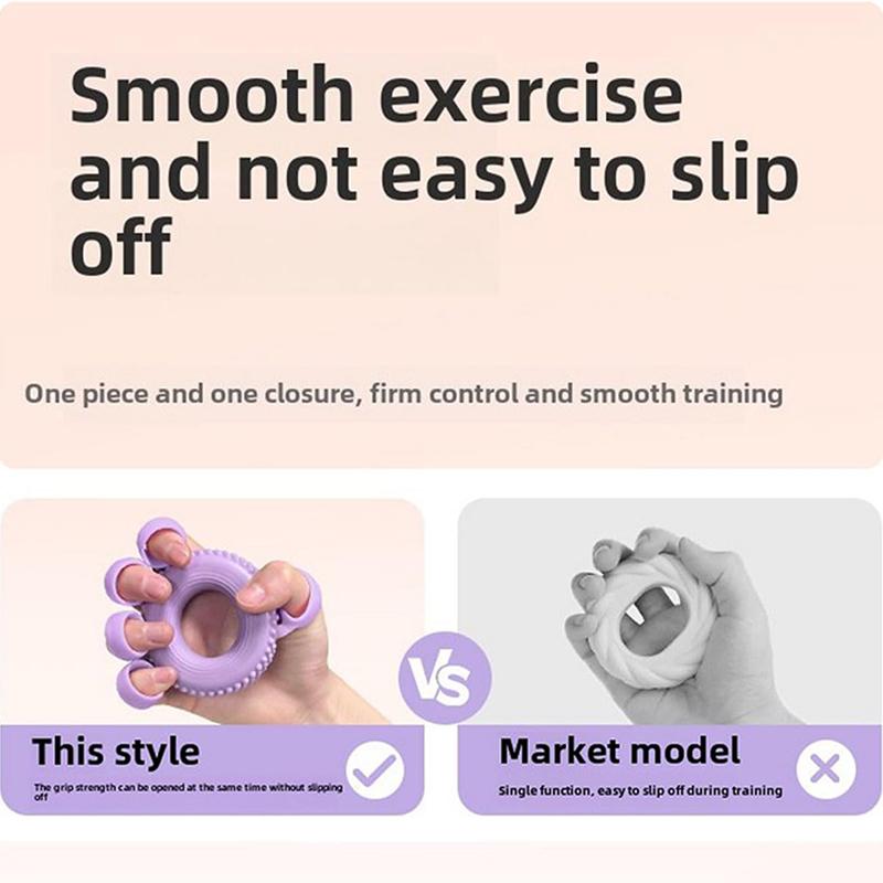 Silicone Finger Stretcher Hand Resistance Bands Hand Extensor Exerciser Finger Hand Grip Strength Trainer For Arthritis Exercise