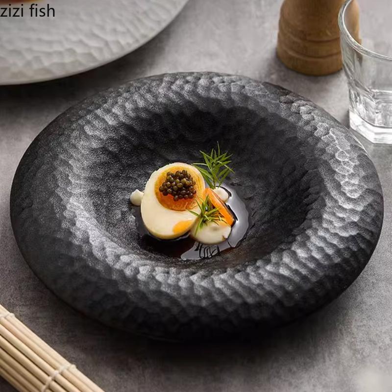 Western Style Steak Plate Ceramics Dining Plate Soup Plates Pasta Dish Dessert Bowl Sashimi Plates Fruit Dish Salad Bowl Tray
