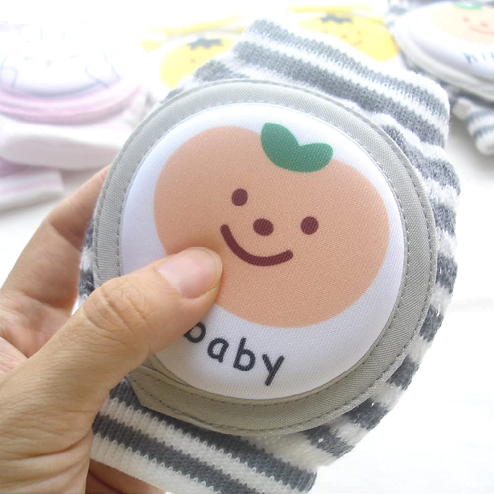 HRIB Baby Knee Knee Support Knee Support for Prevents Cute for Toddlers and Kids of Pads, Pads, Crawling, Injuries, Anti-Slip, Breathable,
