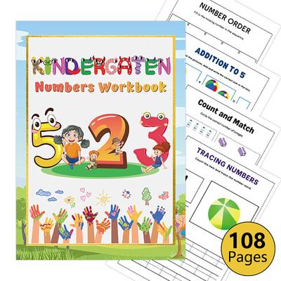 Children's Playground Numbers Practice Book, Early Learning Books For Kids