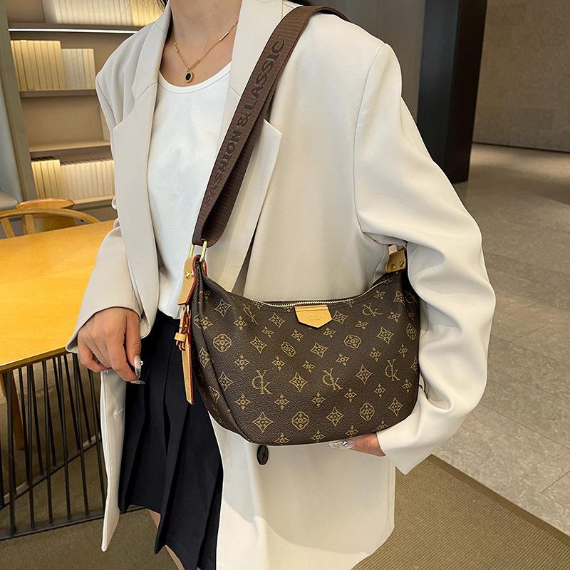 Premium Bag Women's Large-capacity Dumpling Bag New Fashionable Versatile Underarm Shoulder Bag Oblique Span Bag