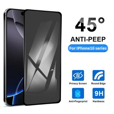 For iPhone 16 15 14 13 12 Mini 11 Pro Max X XS Max XR 8 7 6 6s Plus SE 2020 Privacy Anti Spy Tempered Glass Screen Protector