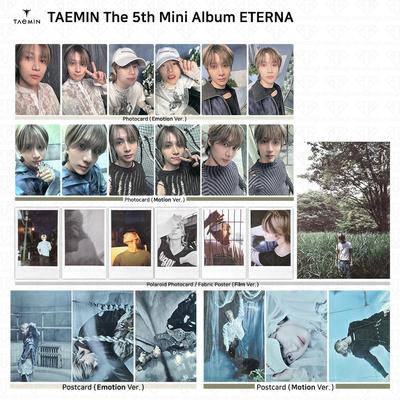 Taemin The 5th Mini Album ETERNAL Official Photocard Postcard Polaroid