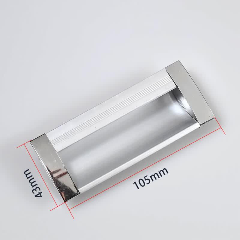 GUYU PLU-2 Recessed Aluminum Alloy File Cabinet Handle