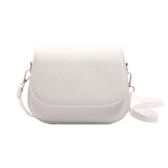 Women PU Leather Shoulder Bag Stylish Satchel Bag with Detachable & Adjustable Shoulder Strap Stylish Crossbody Saddle Bag for Commuting Dating Party