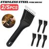 2/5PCS Grill Brush and Scraper Barbecue Grill Cleaning Brush Stainless Steel Wire Grill Brush for Cooking Tool Outdoor Home