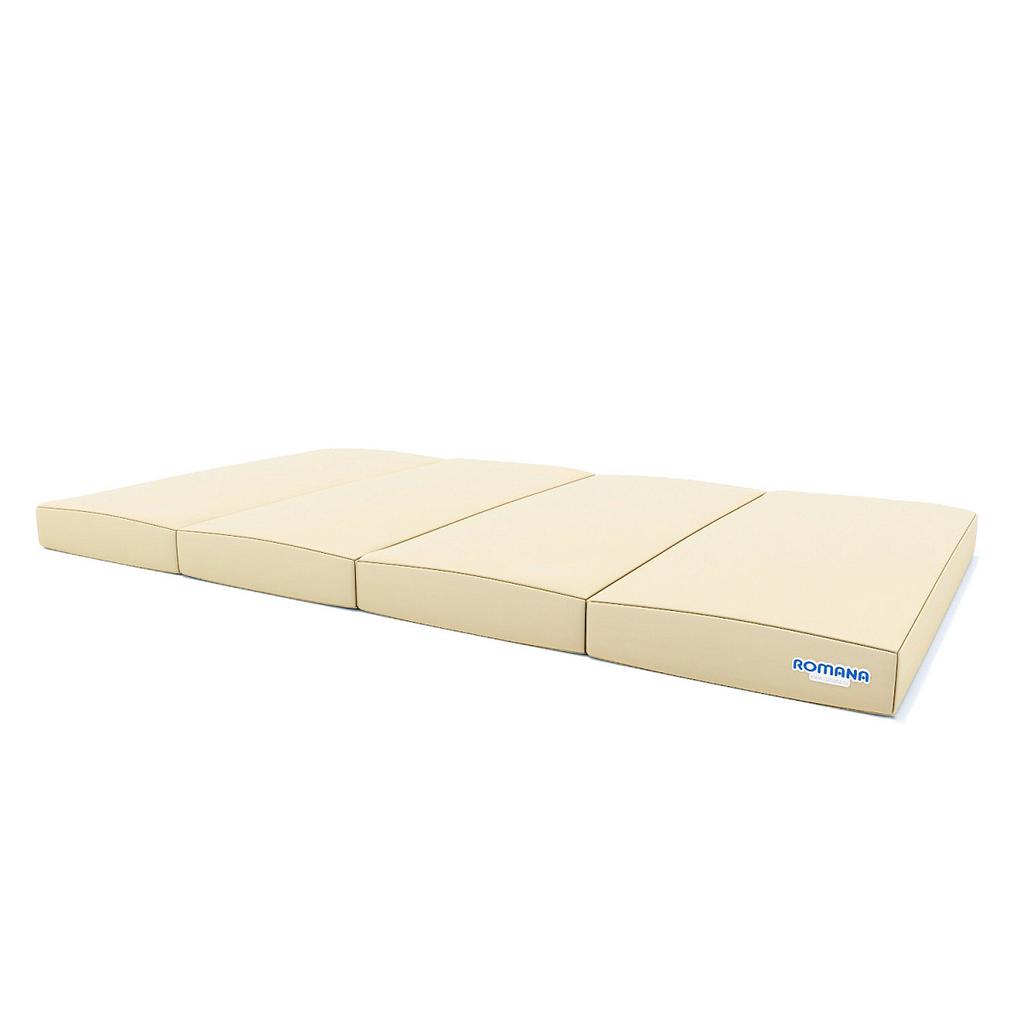 gymnastic mat Comet 200x100x10 (4 piece) - beige