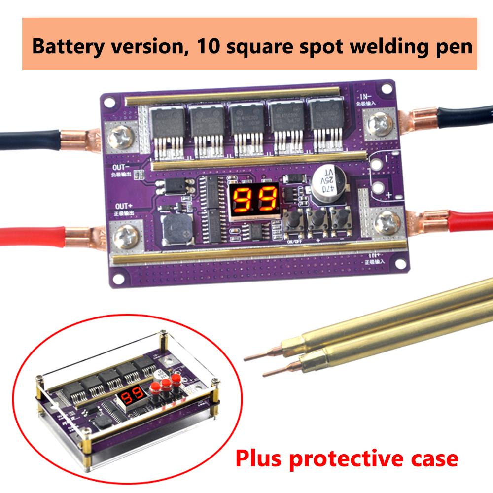 12V 99 Gear Spot Welder Module 5Mos Transistors 2390A Spot Welder Control Board Welding Machine 18650 Battery DIY Soldering Kit