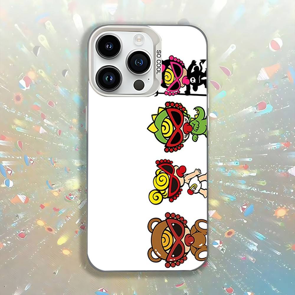 H-Hysteric M-Mini Phone Case For iPhone 12,16,17,14,13,15,11,Pro,XS,Max,Plus,Mini,SE4,E White Matte Shockproof Cover