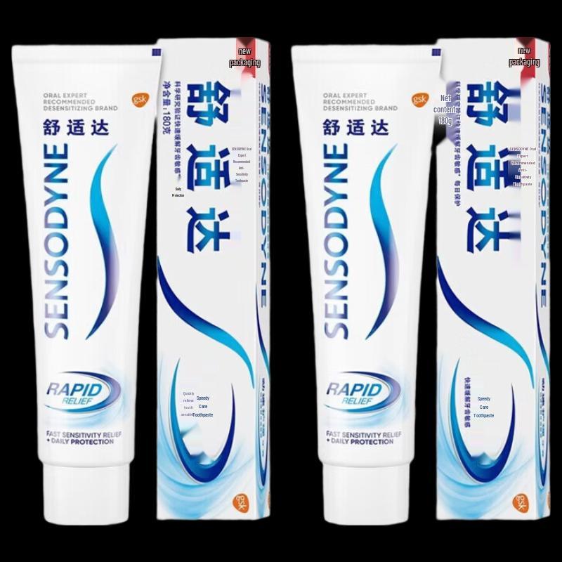 Sensodyne Rapid Relief Whitening Toothpaste Twin Pack