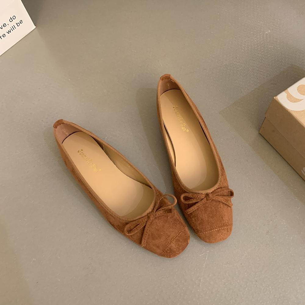 Moda Bailamos Kobiety Baleriny Damskie Płaskie Z Butami Klapki Okrągły Nosek Damskie Węzeł Motylkowy Płytkie Kobiety Baleriny Buty Mujer
