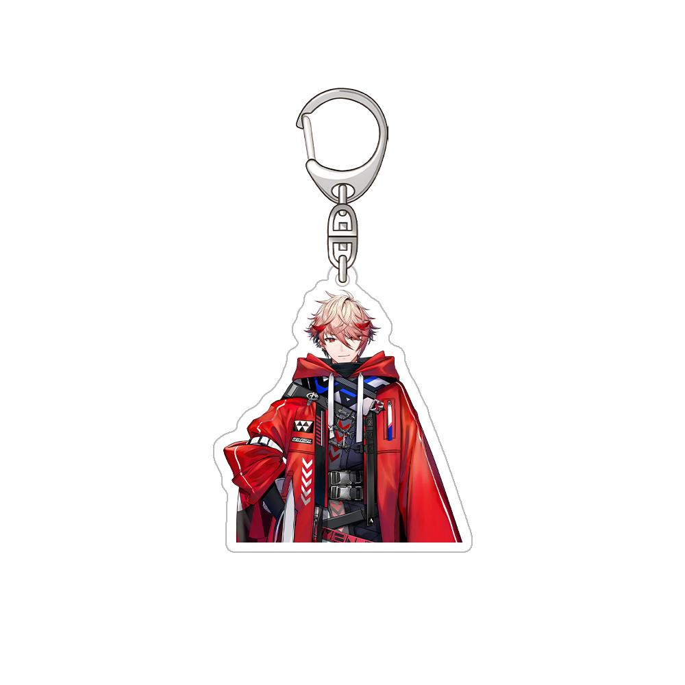 

Nijisanji Kitakoji Hisui Seraph Dazzlegarden Yaguruma Rine Togawa Nonoha Inami Rai Official Acrylic Keychain Bag pendant Gifts 6 cm