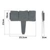 Plonos Garden Edging 250 Cm Pl-962 Gray