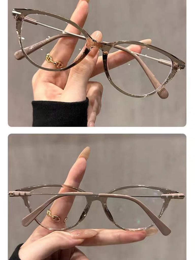 Ultra-light HD Cat's Eye Reading Glasses Ladies Anti-Blu-ray Fashion Young Fashion Glasses