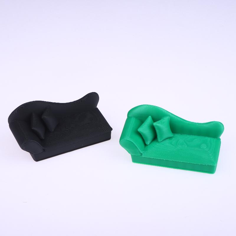 1Pcs French Victorian Style Simulation Mini Furniture Play Home Toy 1:12 Scale Miniature Dollhouse 3D Printed Sofa Model