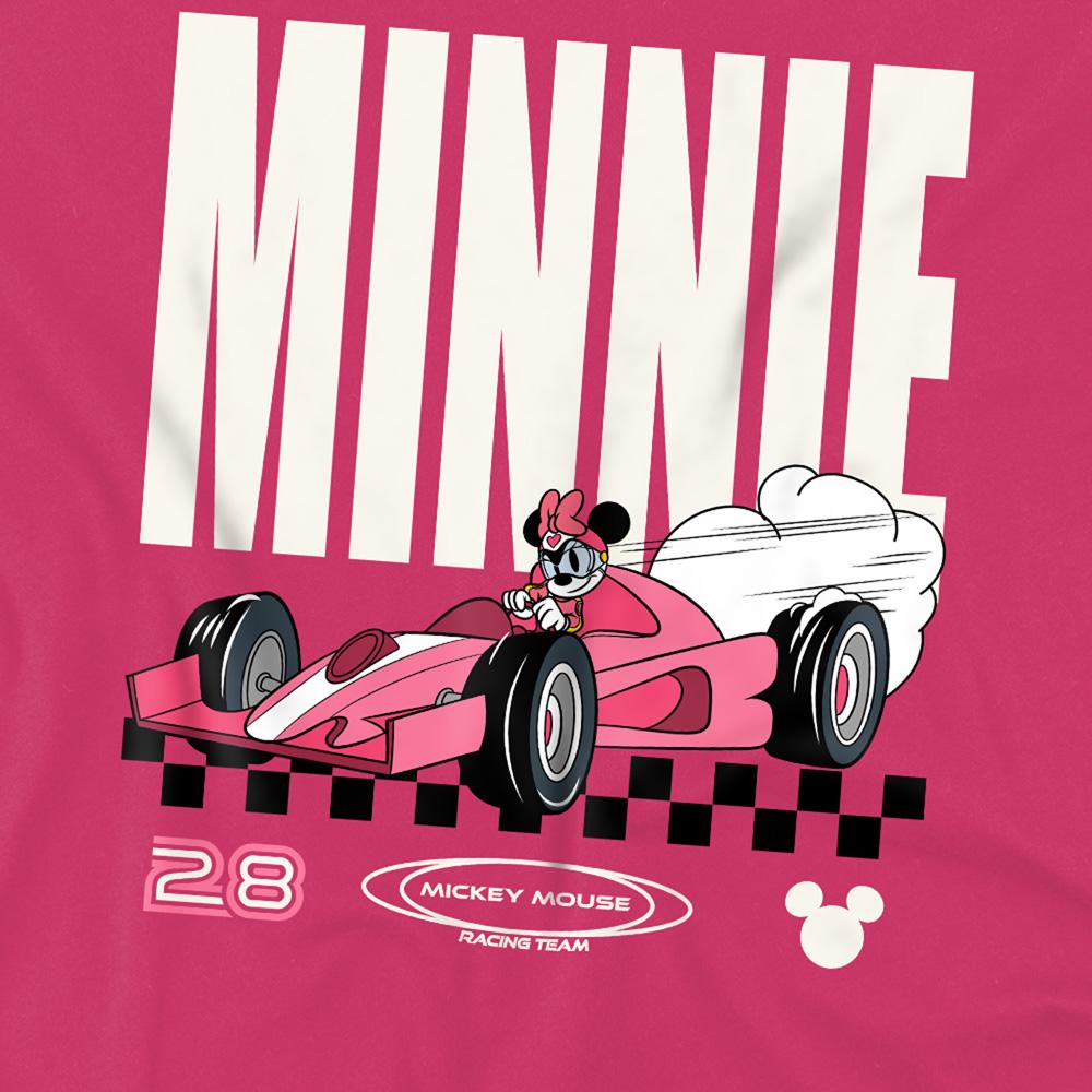 Disney Childrens/Kids Team Minnie Mouse Racing T-Shirt