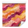 Peach, Coral and Pink Ink Wallpaper for Living Room and Bedroom 50x1000