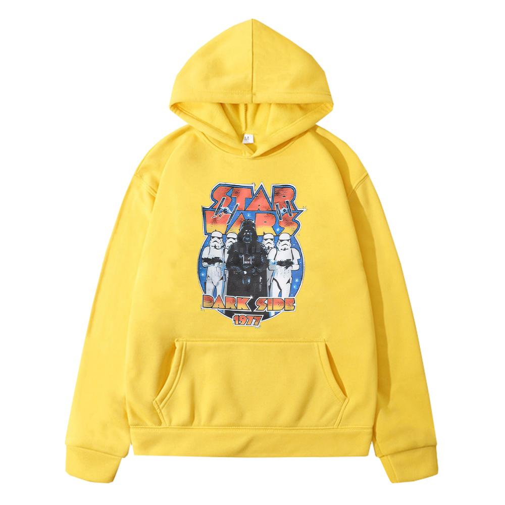 stars wars print Kawaii hoodie Fleece sweatshirt boy pullover y2k sudadera anime hoodie Cartoon Jacket kids clothes girls