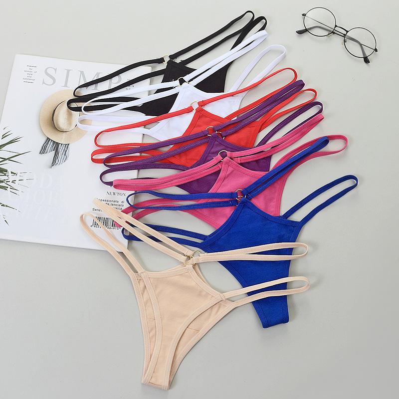 Tangá s tenkým remienkom Ženy Nohavičky s nízkym pásom Sexy spodná bielizeň Dámske nohavičky Spodná bielizeň Nohavičky Spodná bielizeň Pohodlné Dámske tangá na spodnú bielizeň