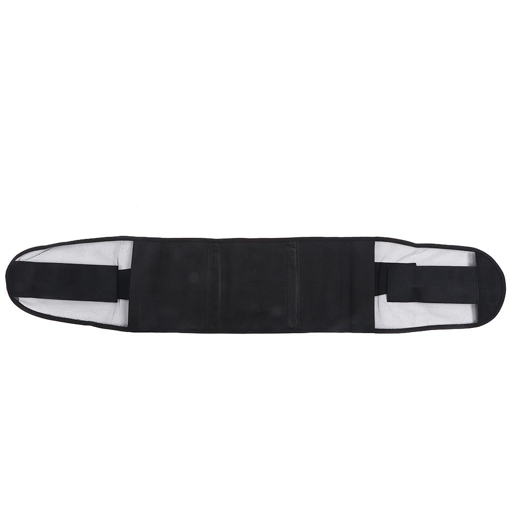 Breathable Adjustable Waistband Sports Fitness Waist Abdomen Support Correction Fixing BeltL Black