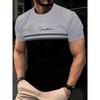 New Men's Fashionable Casual Round Neck Short Sleeved T-shirt