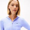 TOMMY JEANS Women's Cable Knit Hooded Cardigan