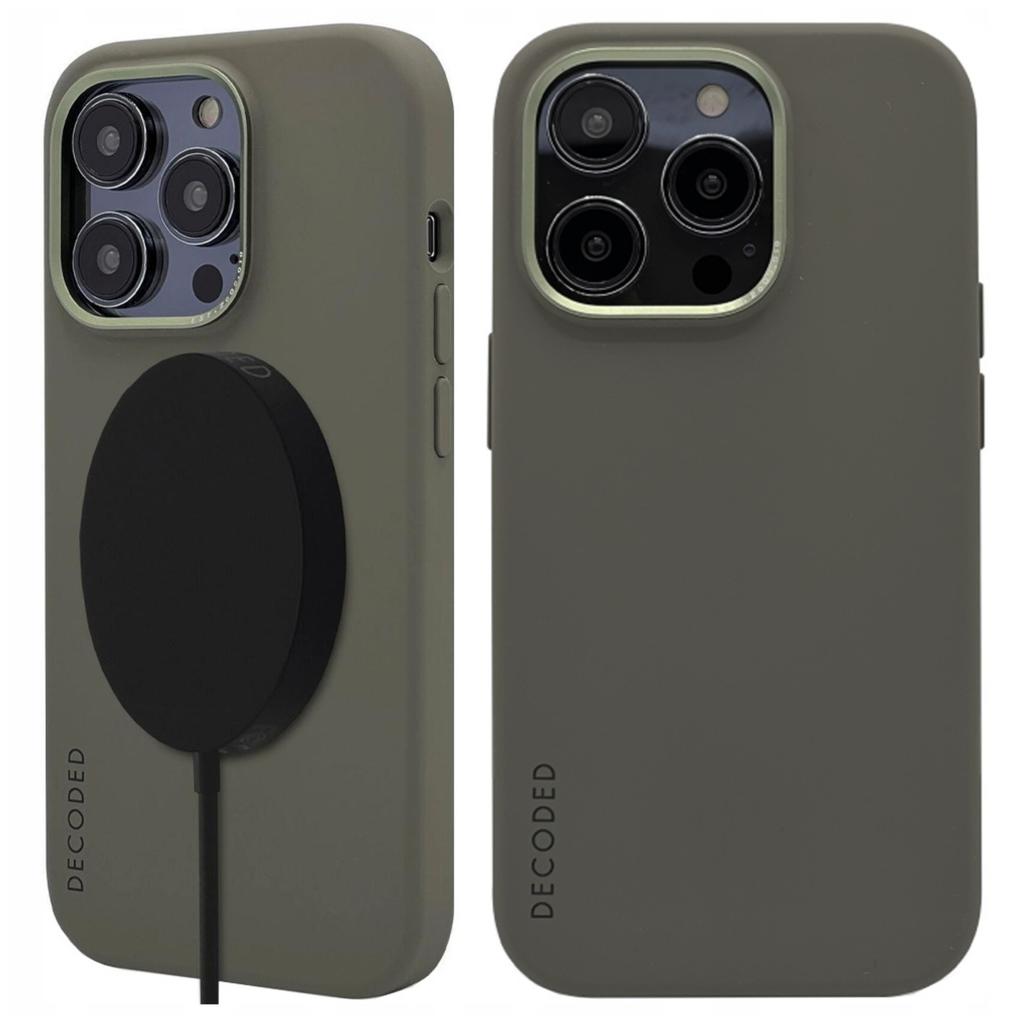 Etui Decoded Silicone Case Silikonowe Z Magsafe Do Iphone 14 Pro Max -  Zielone