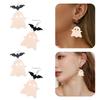 Halloween Acrylic Ear Studs Lightweight Creative Stud Earring Multi-Purpose Handmade Sequin Studs for Costume Get-Together Party