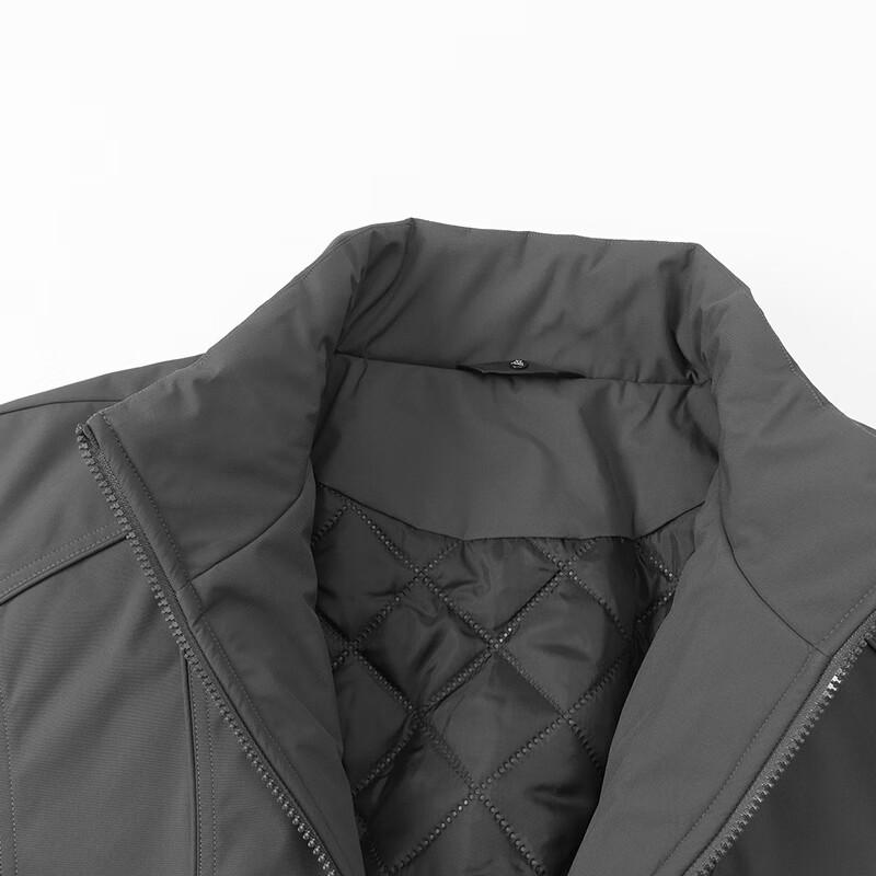 Unisex Winter Padded Stand Collar Jacket